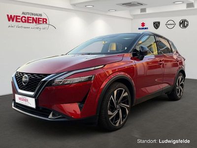 Gebraucht Nissan Qashqai 360º 158 PS (116 kW) 2022 Fuji sunset red/black SUV