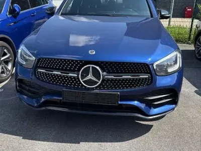 Brugt Mercedes GLC400d 330 HK (242 kW) 2019 Blå Coupe