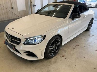 Usata Mercedes C220 AMG line 194 CV (142 kW) 2020 Bianco Cabrio