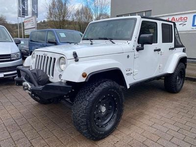 Gebraucht Jeep Wrangler Sahara 200 PS (147 kW) 2017 Bright white clear coat SUV