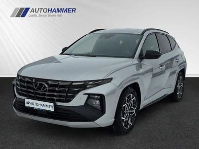 Gebraucht Hyundai Tucson N Line 150 PS (110 kW) 2022 Shimmering silver / min SUV