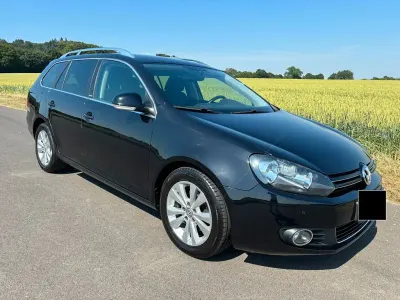 Gebraucht VW Golf VII Style 105 PS (77 kW) 2012 Schwarz Kombi