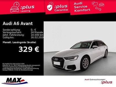 Gletscherweiß metallic Gebraucht 2025 Audi A6 S-Line Kombi | 46.129 € (Superpreis)