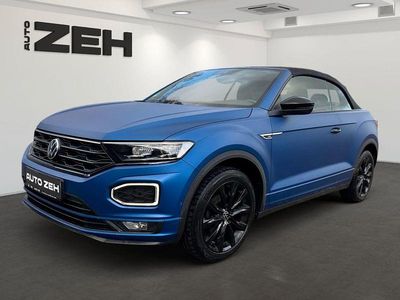 Gebraucht VW T-Roc Cabriolet R-line 150 PS (110 kW) 2022 Blau Cabrio