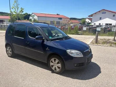 Gebraucht Skoda Roomster Style 86 PS (63 kW) 2009 Blau Van / Kleinbus