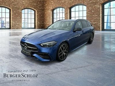 Gebraucht Mercedes C220 AMG 200 PS (147 kW) 2021 Metalliclack spektralblau Kombi