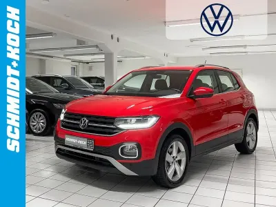 Gebraucht VW T-Cross Style 150 PS (110 kW) 2021 Flashrot (rot) SUV