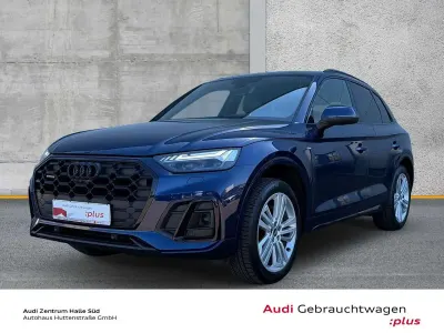 Gebraucht Audi Q5 S-Line 204 PS (150 kW) 2022 Navarrablau metallic SUV