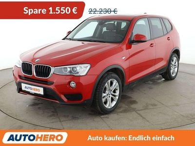 Gebraucht BMW X3 Sport Line 190 PS (139 kW) 2016 Rot SUV