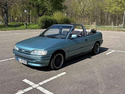Gebraucht Ford Escort Cabriolet 105 PS (77 kW) 1991 Blau Cabrio