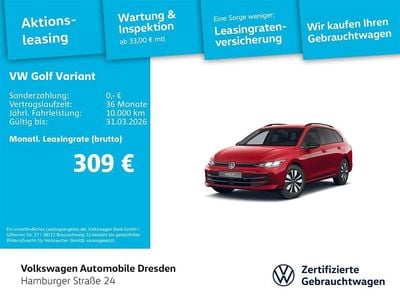 Gebraucht VW Golf VIII Goal 116 PS (85 kW) 2025 Kings red metallic Kombi