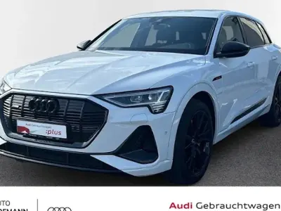 Gebraucht Audi Q8 e-tron S-Line 300 kW (408 PS) 2023 Weiß SUV