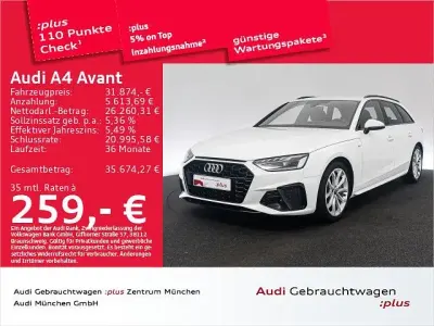 Gebraucht Audi A4 S-Line 204 PS (150 kW) 2023 Ibisweiß Kombi