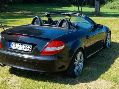 Gebraucht Mercedes SLK200 163 PS (119 kW) 2005 Schwarz Cabrio