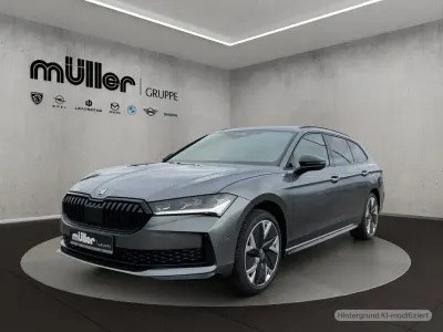 Neu Skoda Superb SportLine 193 PS (141 kW) 2026 Graphitegrau metallic Kombi