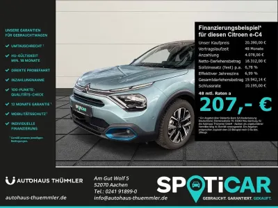 Gebraucht Citroën e-C4 Shine 100 kW (136 PS) 2021 Lackierung olbia blau/typ auss Limousine