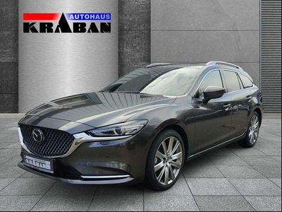 Gebraucht Mazda 6 Takumi-Line 194 PS (142 kW) 2023 Rhodium weiß Kombi