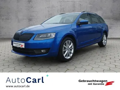 Gebraucht Skoda Octavia Joy 150 PS (110 kW) 2016 Raceblau metallic Kombi