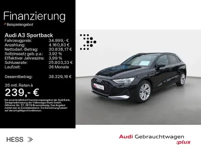 Gebraucht Audi A3 Advanced 204 PS (150 kW) 2025 Mythosschwarz metallic Limousine