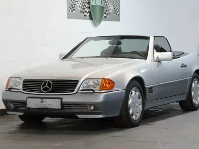 Gebraucht Mercedes SL500 326 PS (239 kW) 1992 Brilliantsilber metallic Cabrio