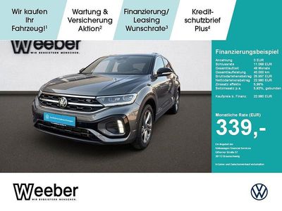 Gebraucht VW T-Roc R-line 110 PS (80 kW) 2023 Indiumgrau (metallic) SUV