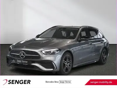 Brugt Mercedes C180 AMG 170 HK (125 kW) 2023 Grå Stationcar