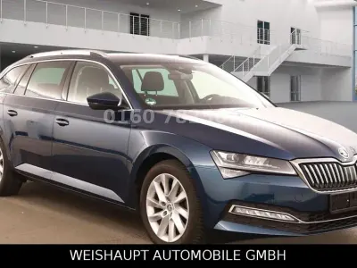 Gebraucht Skoda Superb Style 190 PS (139 kW) 2021 Blau Kombi
