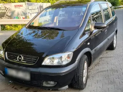 Gebraucht Opel Zafira 125 PS (91 kW) 2003 Schwarz Van / Kleinbus