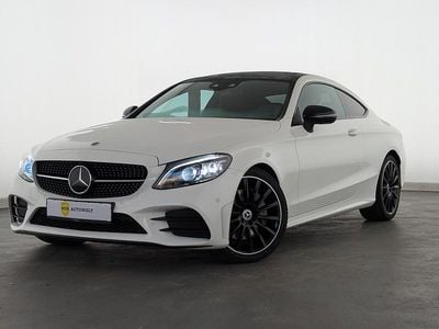 Gebraucht Mercedes C300 AMG line 245 PS (180 kW) 2024 Polarweiss  unilack Coupé
