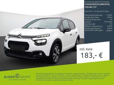 Gebraucht Citroën C3 Shine 110 PS (80 kW) 2022 Weiß Kleinwagen
