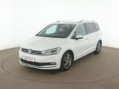 Gebraucht VW Touran Highline 2018 Weiß Van / Kleinbus