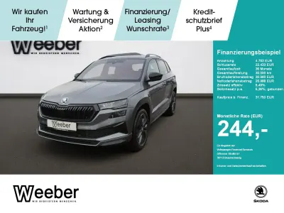 Gebraucht Skoda Karoq SportLine 150 PS (110 kW) 2024 Graphitegrau (metallic) SUV