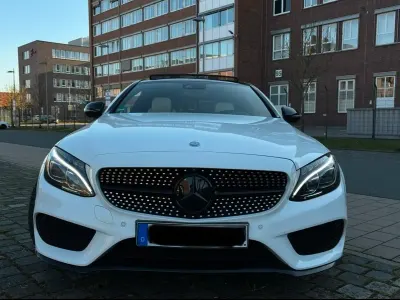 Gebraucht Mercedes C300 AMG line 245 PS (180 kW) 2016 Weiß Coupé
