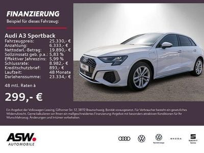Gebraucht Audi A3 S-Line 150 PS (110 kW) 2022 Weiß Limousine