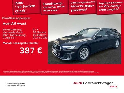 Gebraucht Audi A6 S-Line 204 PS (150 kW) 2025 Mythosschwarz metallic Kombi