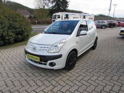 Gebraucht Nissan Pixo Visia 68 PS (50 kW) 2009 Weiß Kleinwagen