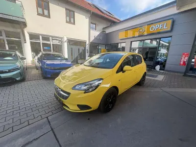 Gebraucht Opel Corsa Edition 90 PS (66 kW) 2016 Sunny yellow (uni) Kleinwagen
