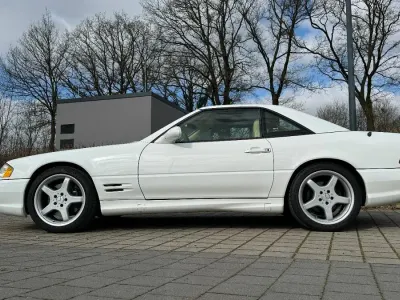 Używany Mercedes SL500 AMG 300 KM (220 kW) 1998 Biały Kabriolet