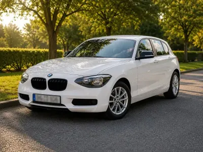 Gebraucht BMW 114 102 PS (75 kW) 2015 Weiß Kleinwagen