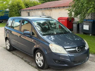 Gebraucht Opel Zafira 125 PS (91 kW) 2008 Blau Van / Kleinbus