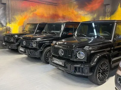 Nowe Mercedes G63 AMG AMG 585 KM (430 kW) 2025 Czarny SUV