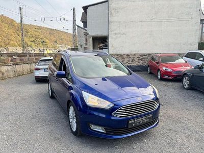 Gebraucht Ford Grand C-Max Titanium 120 PS (88 kW) 2015 Blau Van / Kleinbus