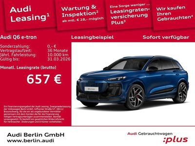 Gebraucht Audi Q6 e-tron Performance 225 kW (306 PS) 2025 Ascariblau metallic SUV