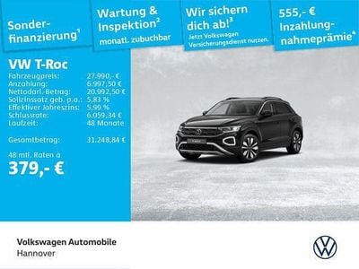 Brugt VW T-Roc Goal 150 HK (110 kW) 2025 Sort SUV