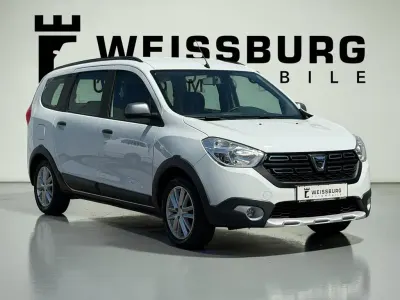 Gebraucht Dacia Lodgy Stepway 131 PS (96 kW) 2021 Weiß Van / Kleinbus