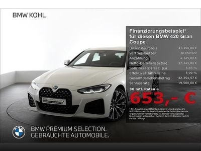 Gebraucht BMW 420 M Sport 190 PS (139 kW) 2024 Weiss Coupé