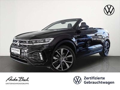 Brugt VW T-Roc Cabriolet R-line 150 HK (110 kW) 2022 Sort Cabriolet