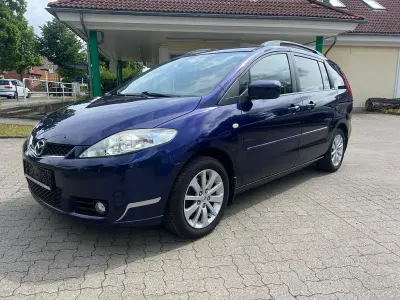 Gebraucht Mazda 5 Exclusive 116 PS (85 kW) 2005 Blau Van / Kleinbus
