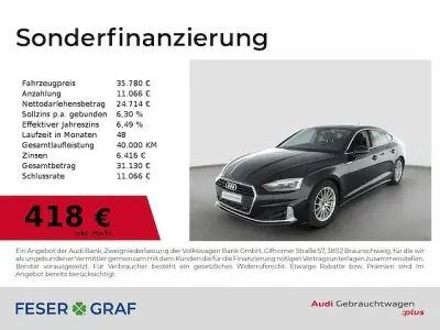 Gebraucht Audi A5 Advanced Plus 204 PS (150 kW) 2025 Mythosschwarz metallic