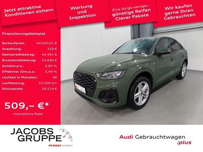 Gebraucht Audi Q5 Sportback S-Line 204 PS (150 kW) 2023 Grün SUV